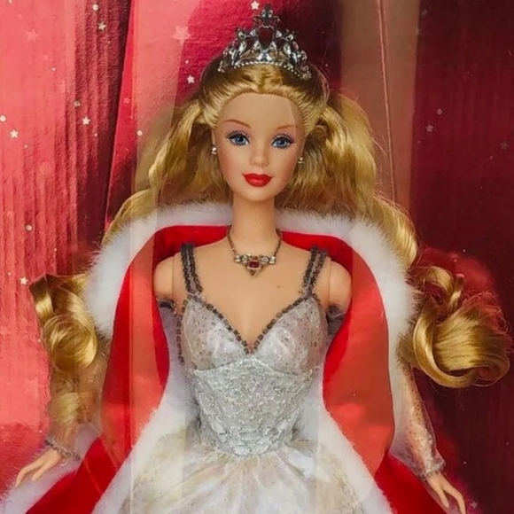 2001 & 2007 Barbie Holiday Celebration Special Edition Dolls Both are New in Box - Picture 4 of 10